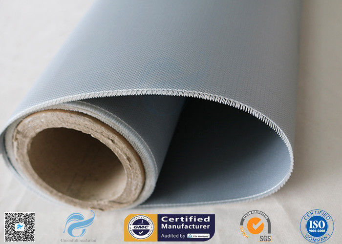 Fireblanket E-glass Gray Color Silicone Coated Fiberglass Fabric 80/80g 260℃