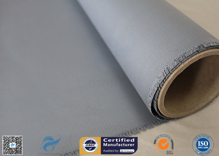 SGS Approved 510g Silicone Coated Fiberglass Fabric 18oz 0.45mm Silicone Sheet