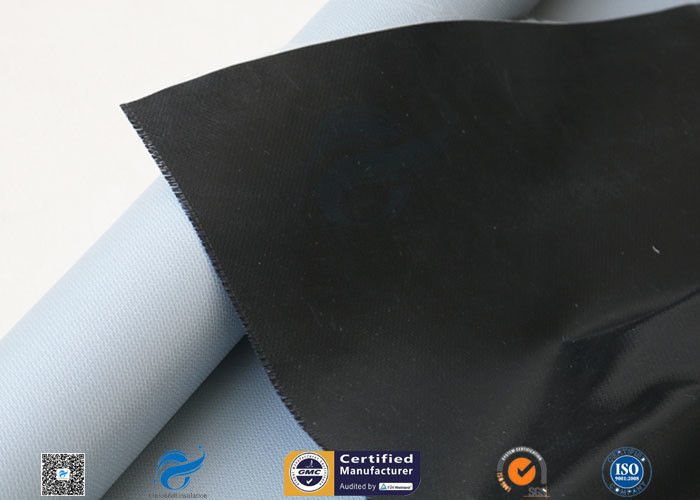 510g 0.5mm Black Silicone Coated Fiberglass Fabric For Fabric Expansion Joint