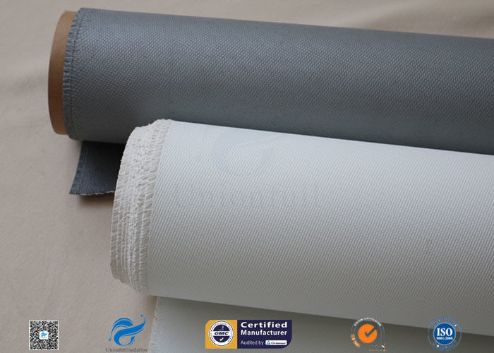 Satin Weave Silicone Coated Fiberglass Fabric PU Coated Fiber Glass Cloth