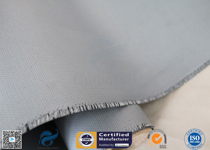 3732 E - Glass 1.2m Width Heat Resistant 0.45mm Gray Silicone Coated Fiberglass Fabric