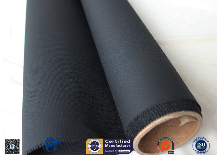 Chemical Resistance 40/40g 1*50m 4H Satin Weave Silicone Coated Fiberglass Fabric