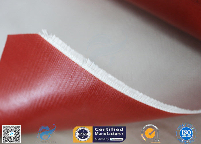 IMO Testing Fireproof 510g Silicone Coated Fiberglass Fabric 1*50m Welding Curtain