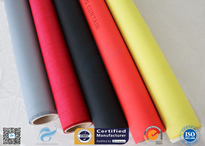 Medium Alkali Heat Resistant 510g C-glass Silicone Coated Fiberglass Fabric