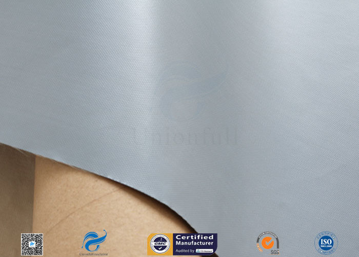 0.25mm Plain Waterproof PVC Coated Fiberglass Fabric For Fireproof Tents