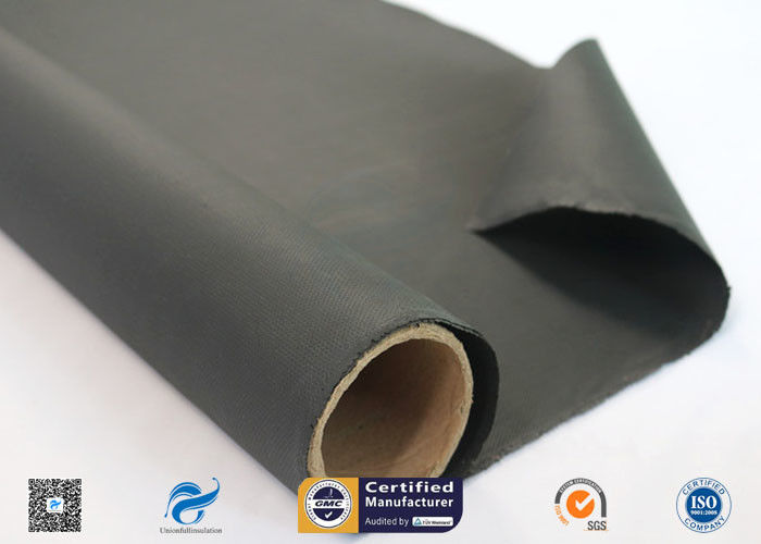 0.45mm High Temperature Black Silicone Coated Fiberglass Cloth Insulation Material