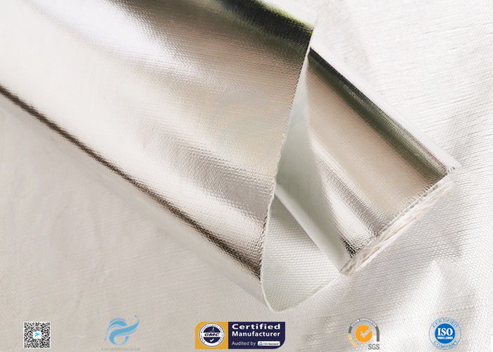 Fire Resistant Waterproof Silver Aluminium Foil Fiberglass Laminate