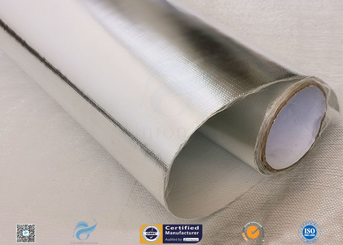 Fire Resistant Waterproof Silver Aluminium Foil Fiberglass Laminate