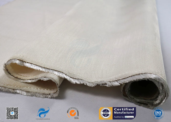 High Temperature 0.7mm Brown High Silica Cloth Heat Resistant