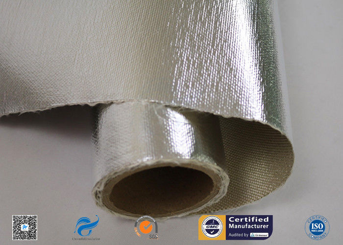 Wateproof And Fireproof Aluminum Foil Coated Fiberglass Fabric