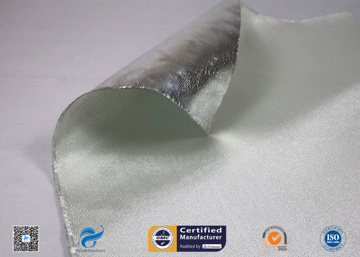 C Glass 	Silver Coated Fabric Coated With Aluminized Foil 880g Heat Insulation