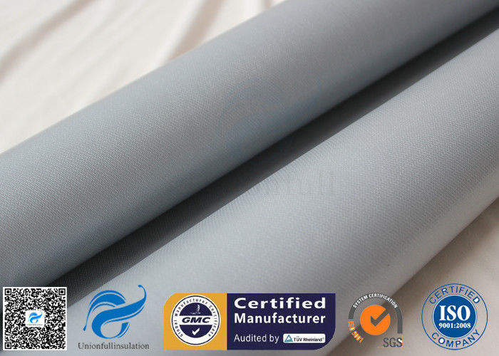 17oz Double Sided Silicone Coating Fiberglass Fabric Anti Fire Satin Weave