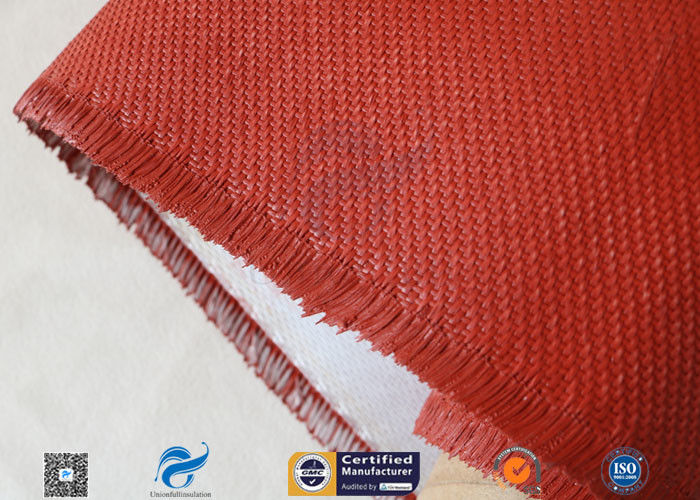 E Glass Silicone Coated Fiberglass Cloth 260℃ Heat Resistant 8HS 1550mm Width