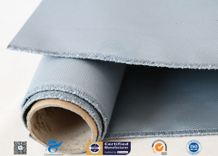 15 Oz Silicone Coated Fiberglass Fabric For Welding Blanket 0.43mm