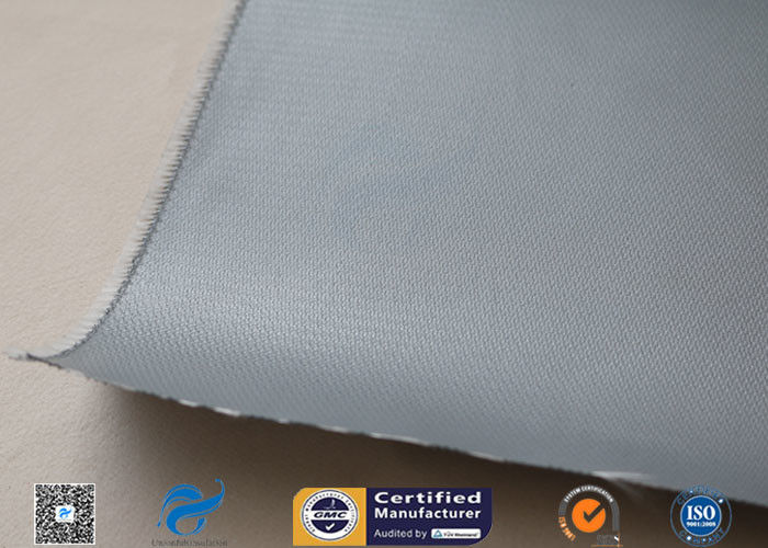 High Intensity Coated Fiberglass Fabric With Gray Silicone 17oz 1.55m Width