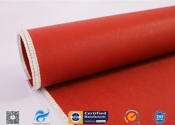 0.85mm Silicone Coated Fiberglass Fabric 260℃ High Temperaturer Resistant