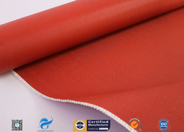 0.85mm Silicone Coated Fiberglass Fabric 260℃ High Temperaturer Resistant