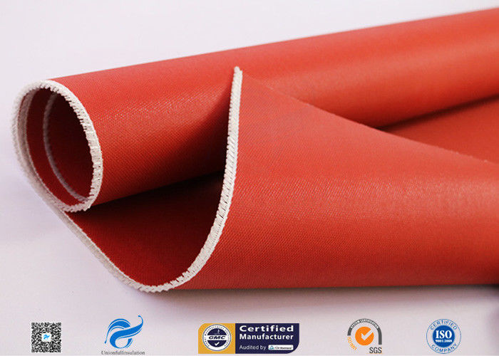 0.85mm Silicone Coated Fiberglass Fabric 260℃ High Temperaturer Resistant