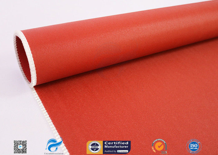 Non Flammable Abrasion Resistance Silicone Coated Fabric 1010g High Strength