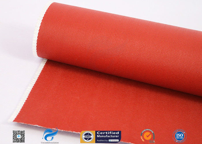 Non Flammable Abrasion Resistance Silicone Coated Fabric 1010g High Strength