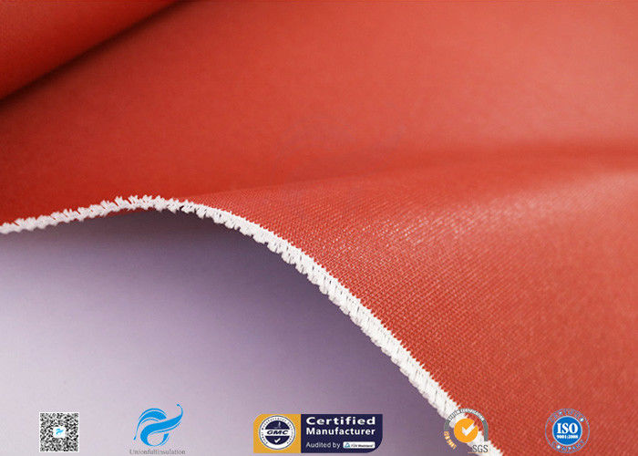 Anti Ripper Insulation Silicone Coated Fiberglass Fabric 1000mm Wide 80/80g