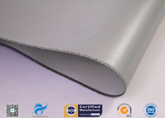 Thermal Insulation Alkali Free Fiberglass Fabric Coated With Silicone Rubber