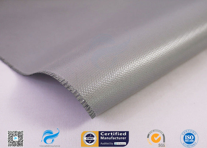 Electrical Insulation Durable Silicone Coated Fiberglass Fabric Satin Weave