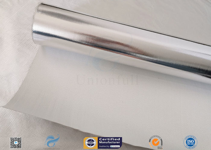 Good Hermetic Laminated Aluminium Foil Fiberglass Fabric Smooth Surface