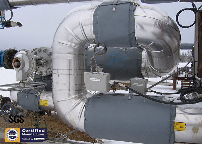 Energy Saving Flexiable Asbertos Free Pipe Insulation Jacket For Heat Equipment