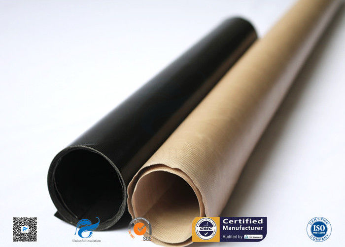 Heat Resistance Non-Stick E-Glass Plain Woven PTFE Coated Fiberglass Fabric