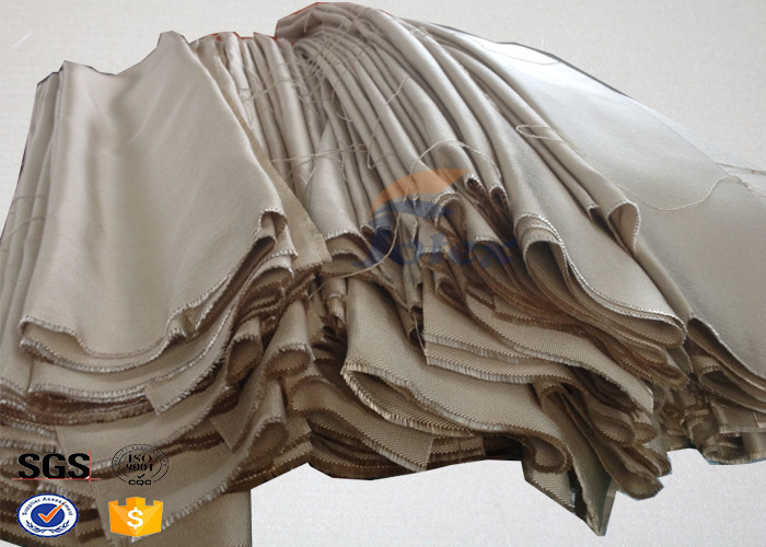 Brown Welding Fire Blanket Fiberglass Fire Blanket Materails 1.8m x 1.8m