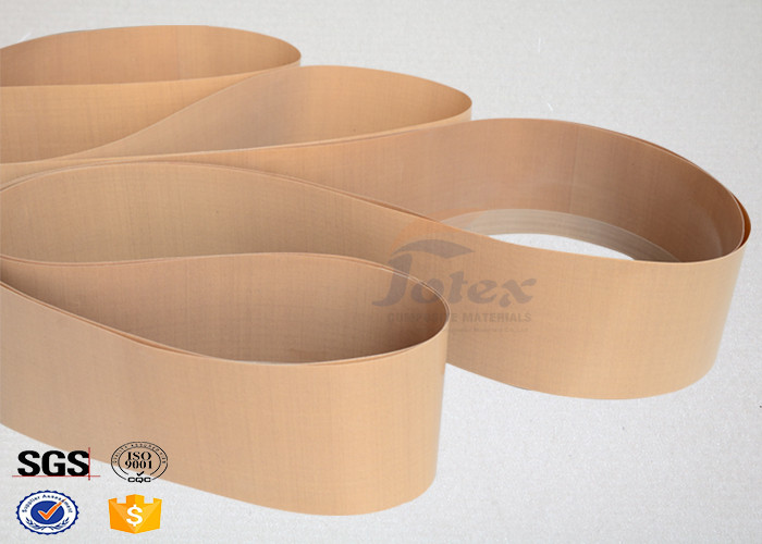 Plain Width Ptfe Coated Fiberglass Cloth for Food Baking / Heat Sealing Machine