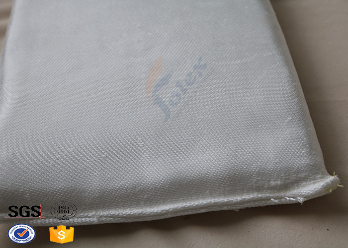 White High Silica Cloth Fiberglass E Glass Needle Mat Fireproof  25mm