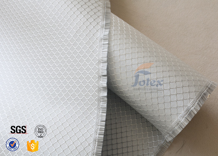 Aluminized Plated Fiber Glass Cloth Decoration Silver Coated Fiberglass Fabric