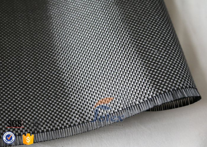 3K 280g 0.34mm Plain Weave Silver Carbon Fiber Fabric For Structure Reinforcement