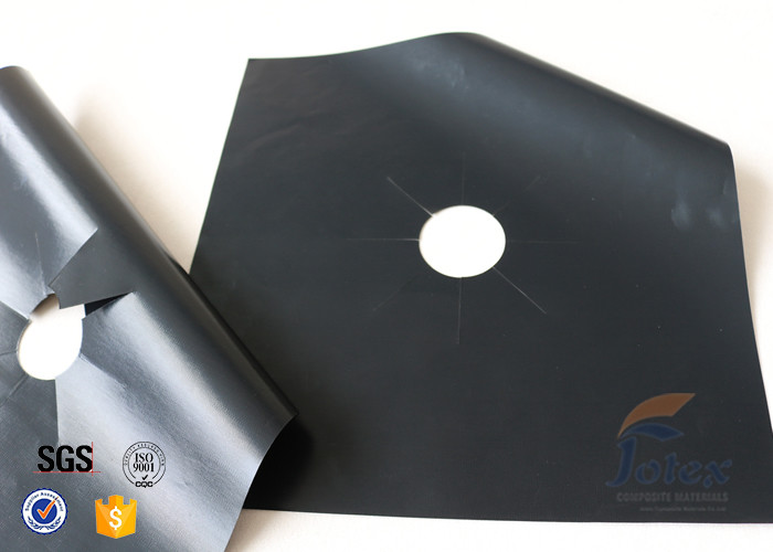 0.08mm 0.12mm PTFE Coated Fiberglass Fabric PTFE Stovetop Burner Protector