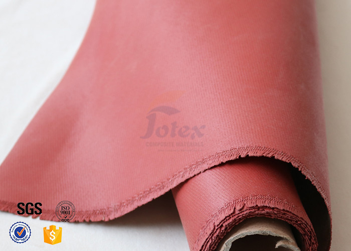 High Silica Cloth One Side Silicone Coated Fiberglass Fabric 800℃ 0.8mm 700gsm