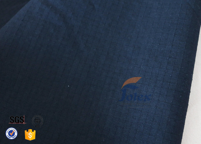 Flame Retardant Nomex Fabric 210gsm Navy Blue Air Crew Wear Vest Aramid Cloth