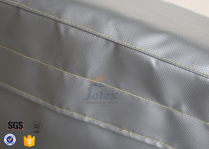 Fire Retardant Grey Thermal Insulation Covers , High Temp Insulation Blanket Pads 800℃ 25MM