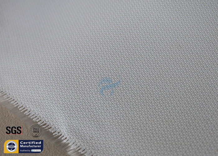 Silicone Fiberglass Fire Blanket White Non Combustible Flame Resistant Fabric
