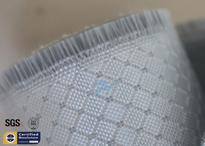 Silver Coated Fabric Aluminized Fiberglass Cloth 0.2MM 260℃ Decoration