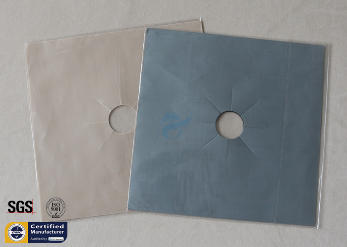 PTFE Coated Fiberglass Fabric 260℃ 0.12MM Beige Non Stick Stovetop Burner Cover