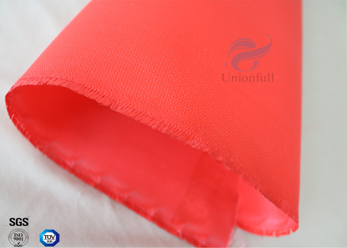 Anti Corrosion 0.45mm 160g 2Sides Coating C-glass Silicone Coated Fiberglass Fabric