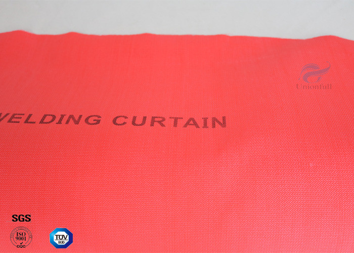 Alkali Free Silicone Coated Fiberglass Fabric C-glass Red Color 40/40g 0.45mm