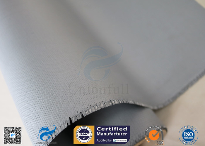 260℃ High Temp Resistant 18oz 0.45mm E - Glass Silicone Coated Fiberglass Fabric