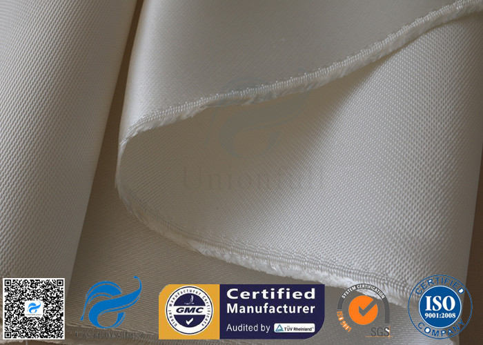 High Temperature 1200gsm 1.3mm Fiberglass Fabric High Silica Cloth White Color