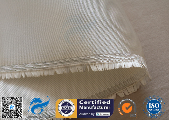 800℃ Fire Resistant 0.7mm High Silica Glass Fiber Cloth Satin 8HS Weave