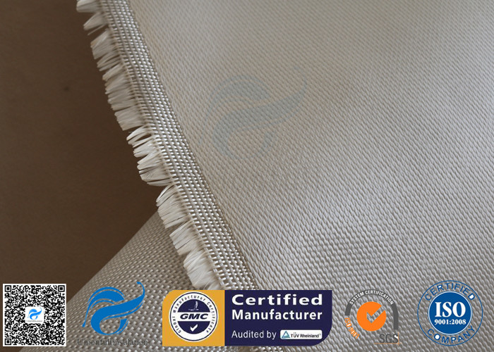 800℃ Break Twill Fiberglass Cloth High Silica Glass Fiber Fabric For Heat Insulation