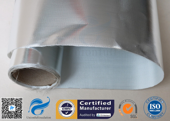 0.43mm Reflective Aluminium Foil Fabric Fibreglass 3732 480g/M2