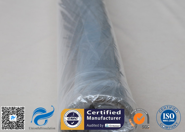 Silver Coated Fabric 430G 0.43MM Twill Aluminium Foil Fiberglass Pipe Insulation